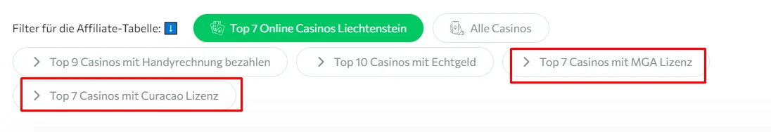 Liechtenstein Casino Lizenz
