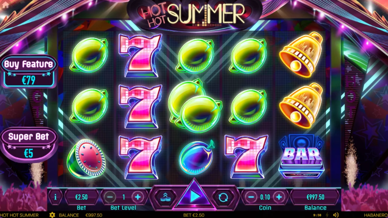 Hot Hot Summer Online Spielautomaten