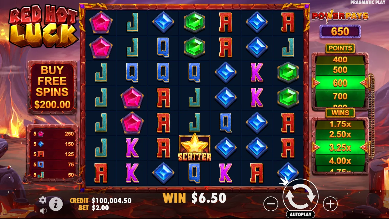 Red Hot Luck Online Spielautomaten