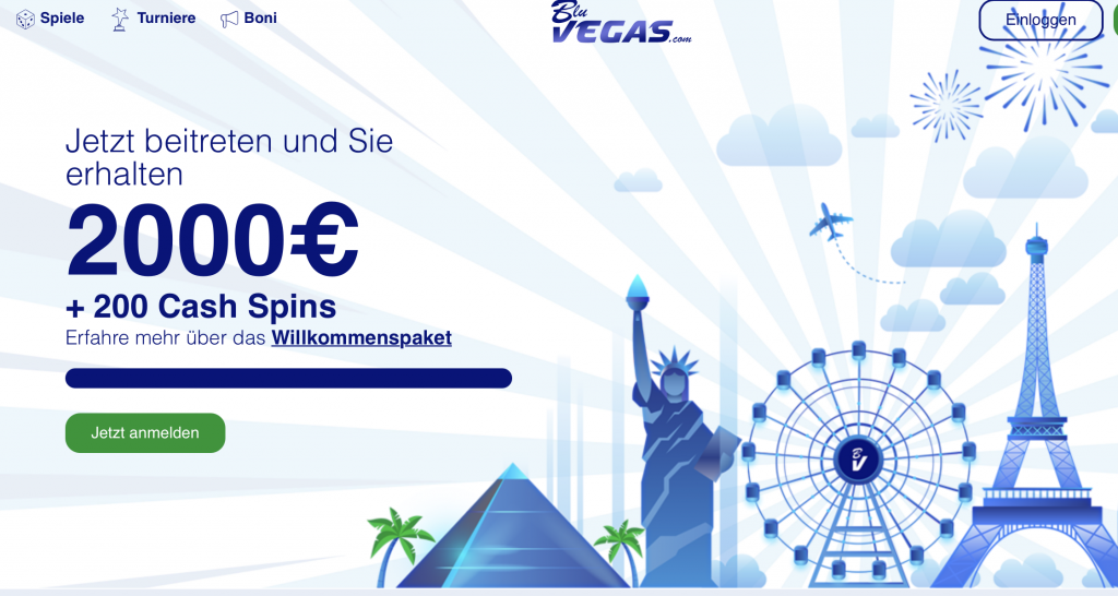 Bluvegas Casino Übersicht