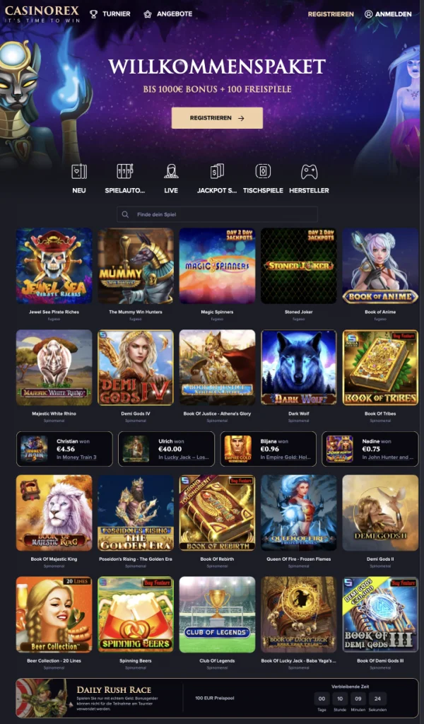 Casinorex App