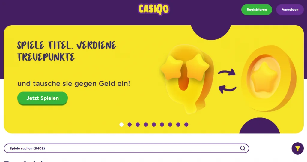 CasiQo Casino Willkommenspaket