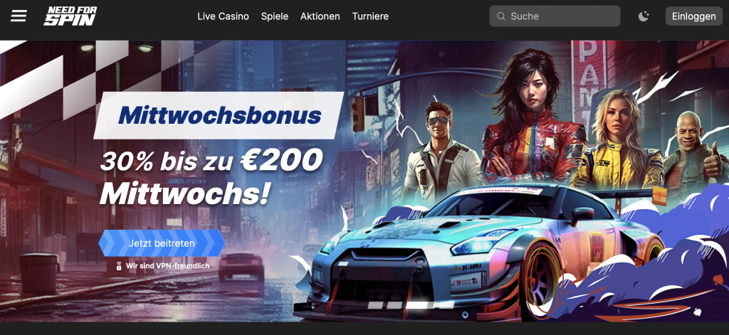 Need For Spin Casino Übersicht