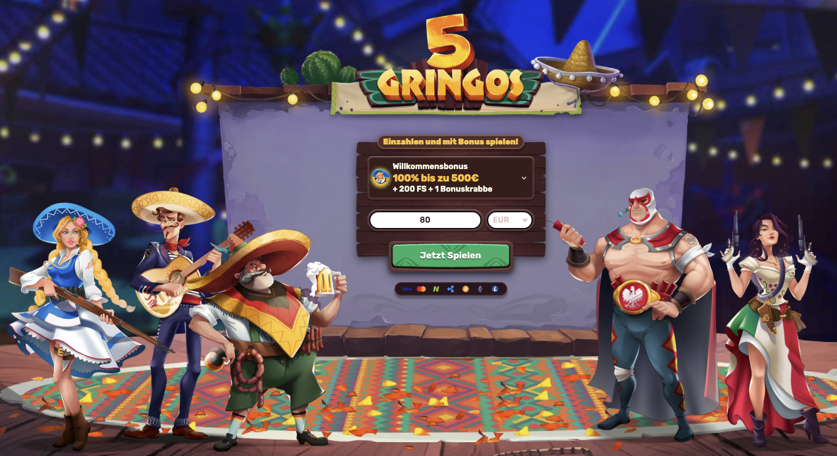 5Gringos Startsite