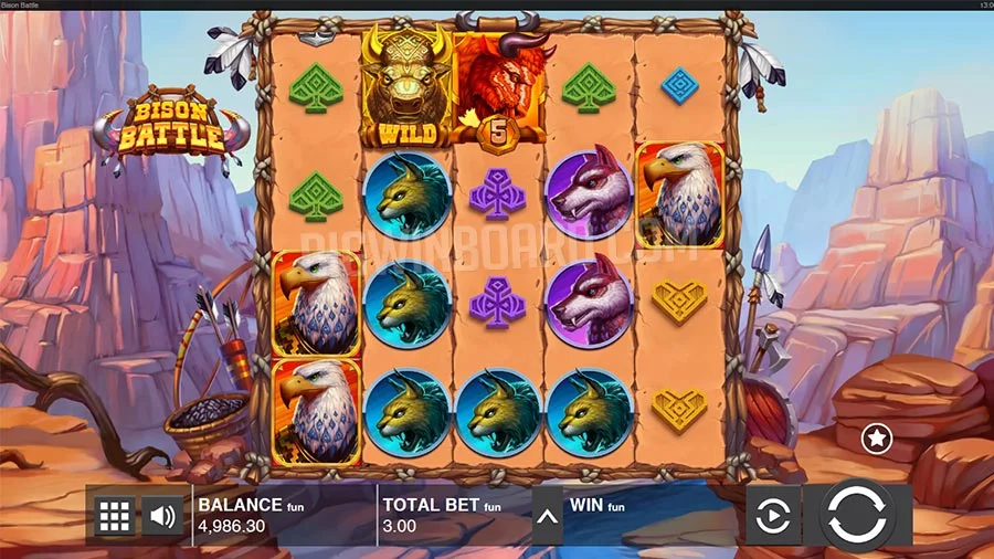 Bison Battle in Online Casinos