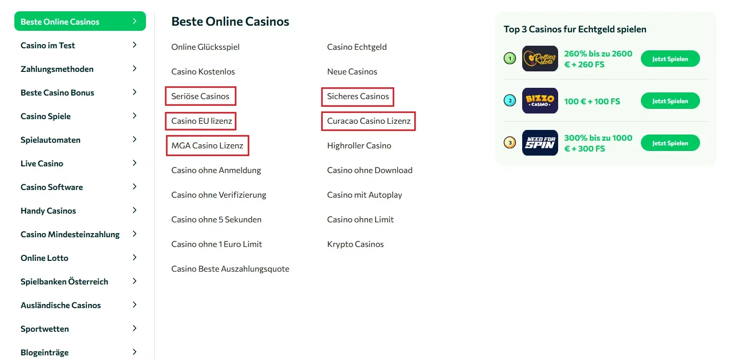 Sicheres Online Casino Schweiz