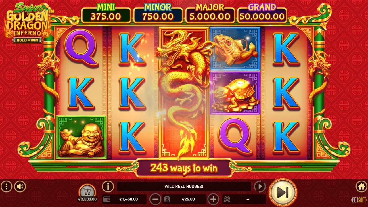 Super Golden Dragon Inferno in Online Casinos