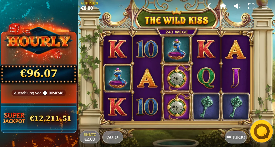 The Wild Kiss Online Spielautomaten