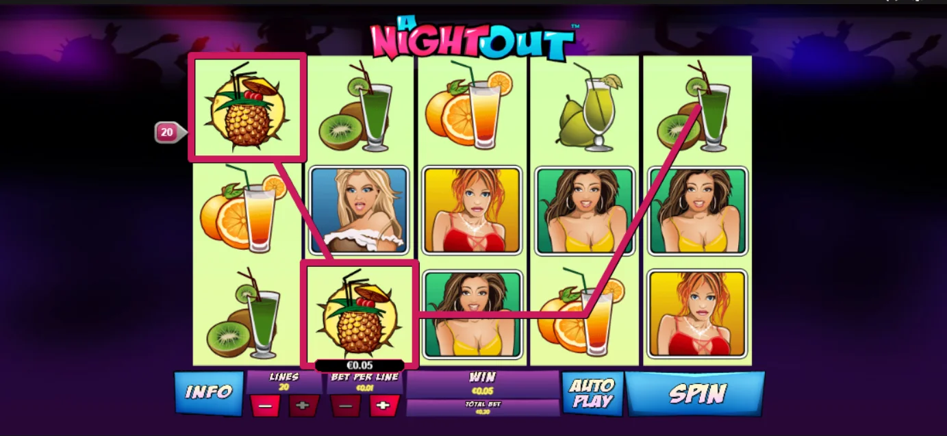 A Night Out Slot Grafik