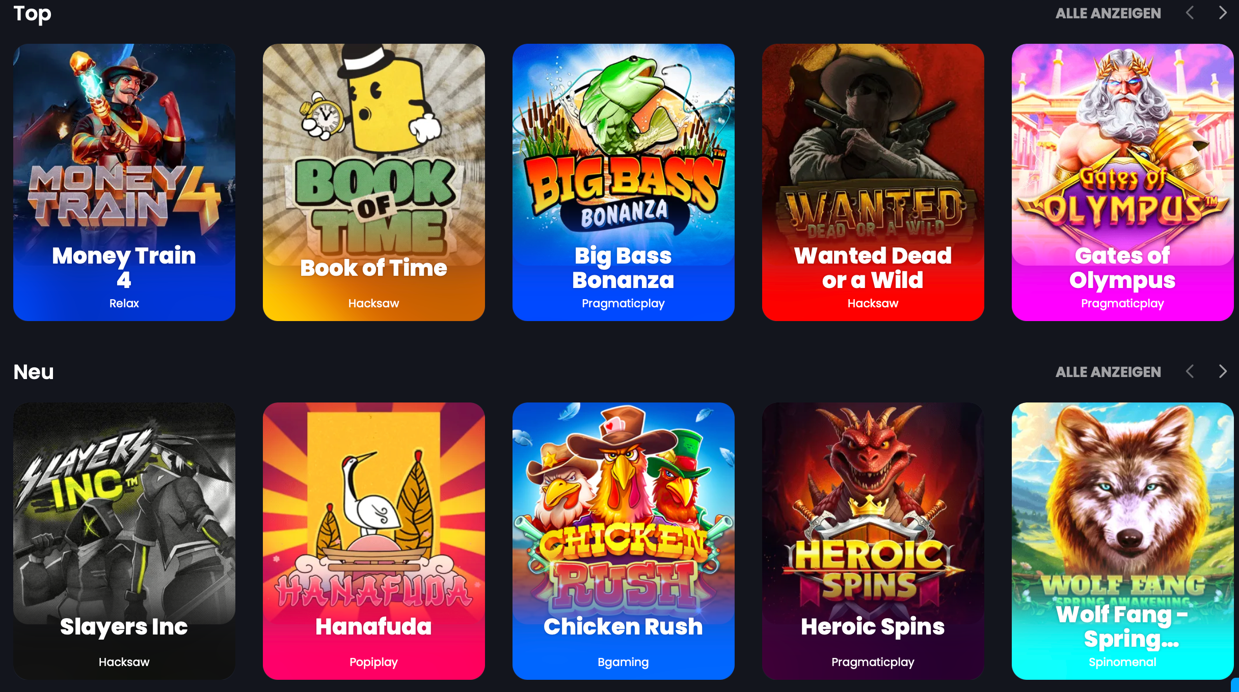 Bitkingz Casino Spieleangebot