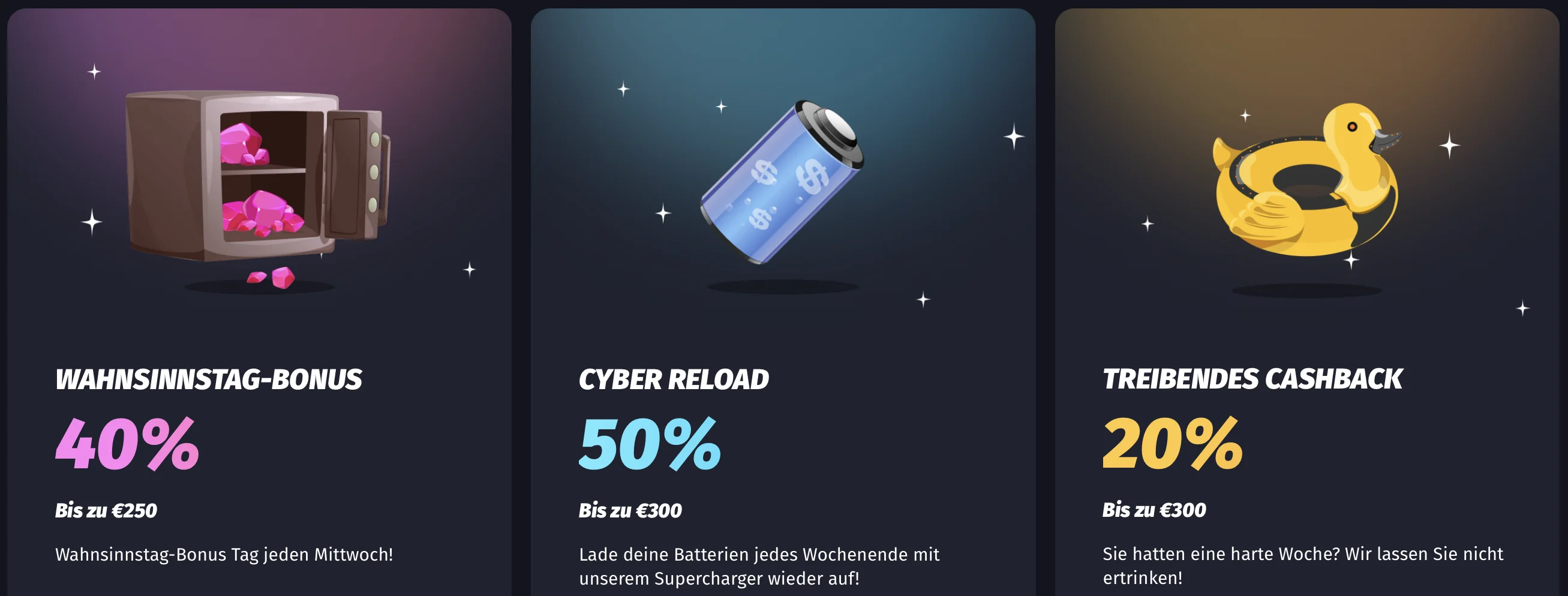 Neue Casino Bonus