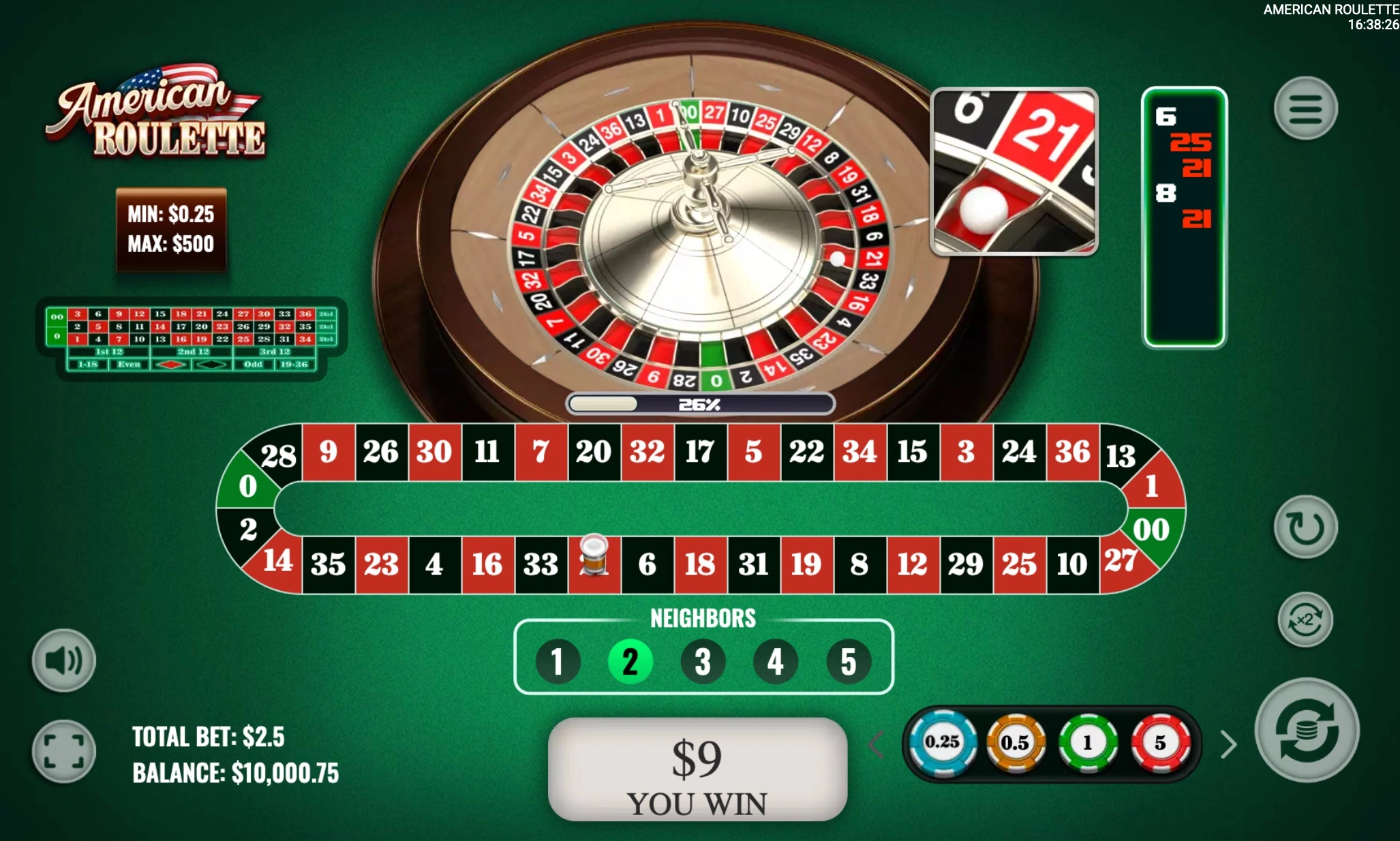 Amerikanisches Roulette Casino Wetten