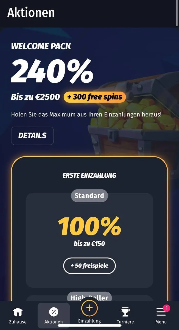 Online Spielhallen Bonus