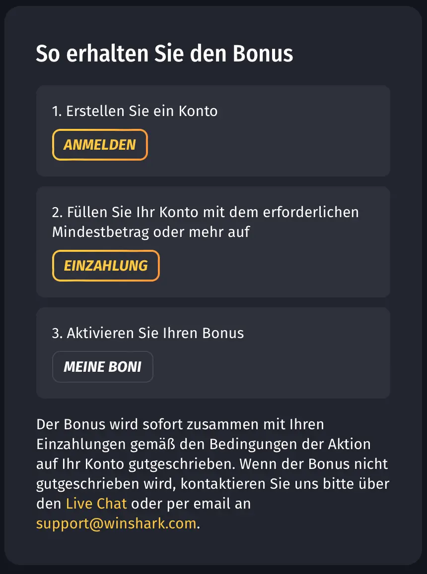 Casinos mit Bonus