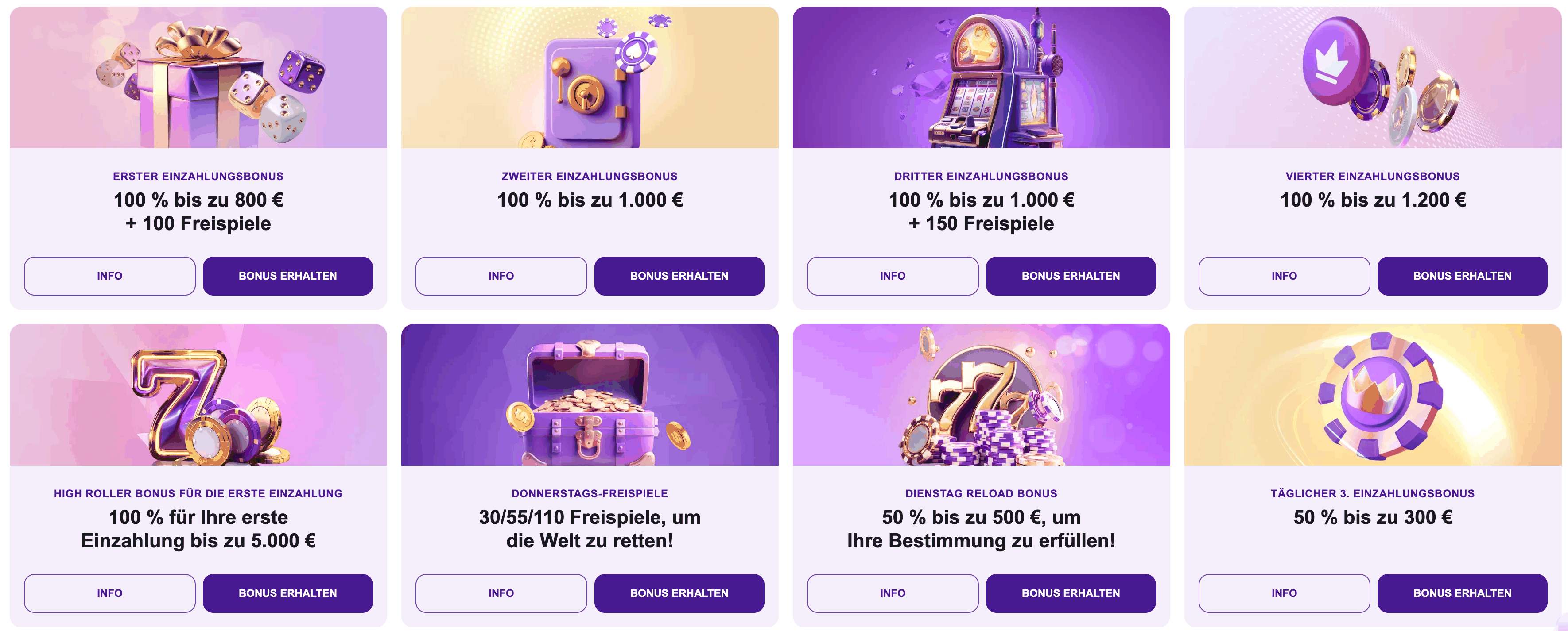 CrownSlots Casino Bonusprogramm