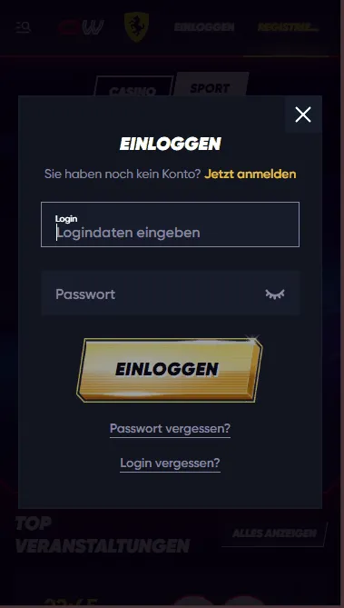 CSGO Casino Registrierung