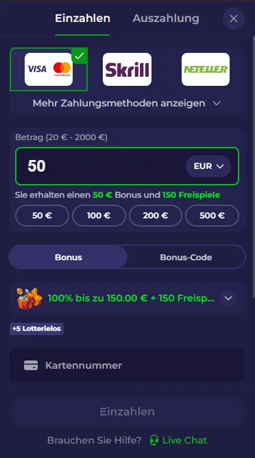 Lazybet Casino Bonus