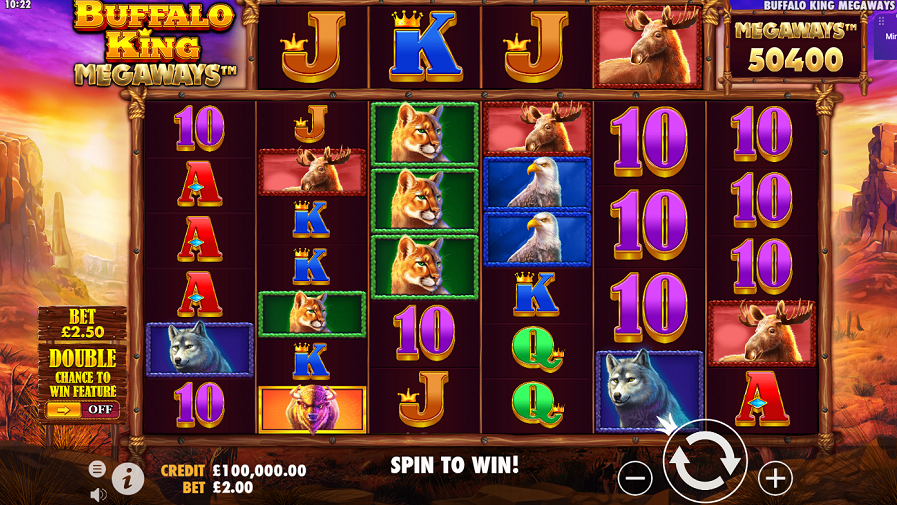 Symbolen der Buffalo King Slot