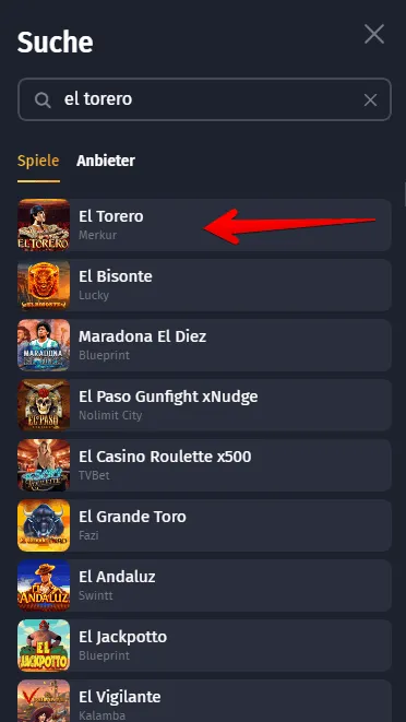 El Torero Spielen