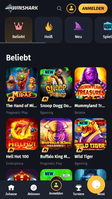 Casinos mit The Hand of Midas