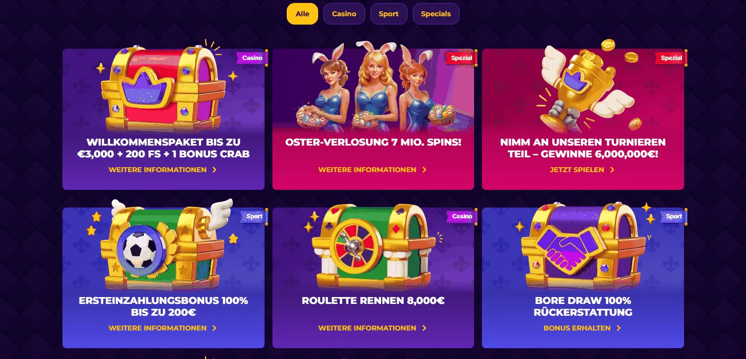 Boni im 15 euro Casino Bonusangebot im 15 euro Casino
