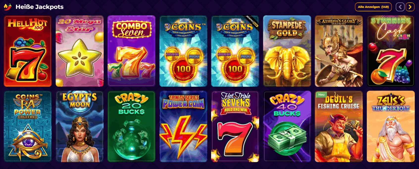 15 Euro Casino Angebot der Jackpots Jackpotsangebot im 15 Euro Casino
