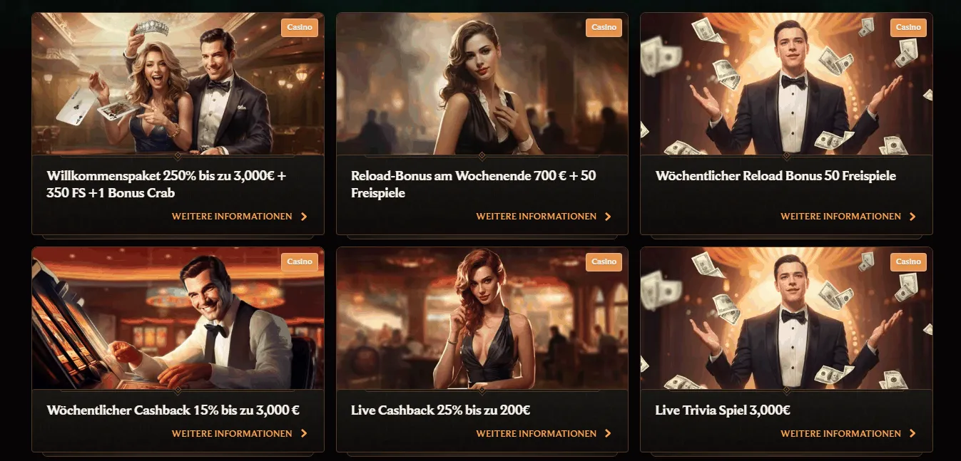 Boni im 20 euro Casino Bonusangebot im 20 euro Casino