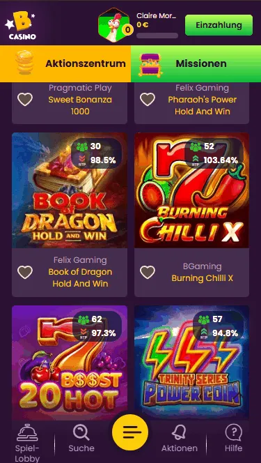 Spielstarten im 4 eur Casino