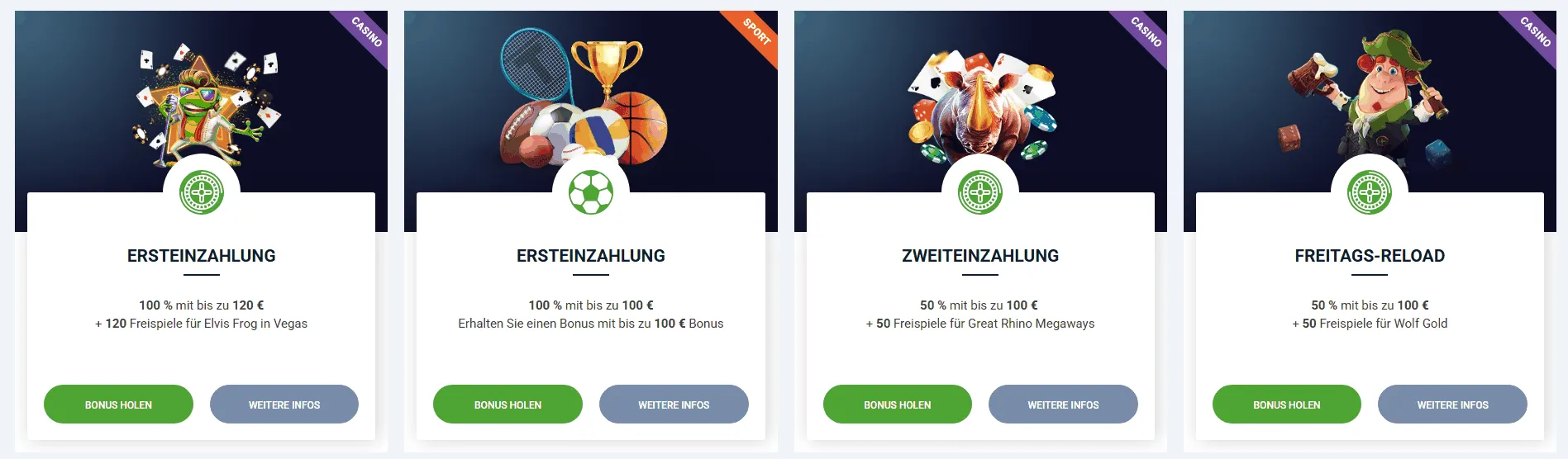 Boni im 4 euro Casino Bonusangebot im 4 euro Casino