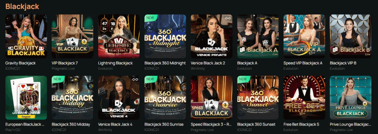 Blackjack Varianten Arten von Blackjack