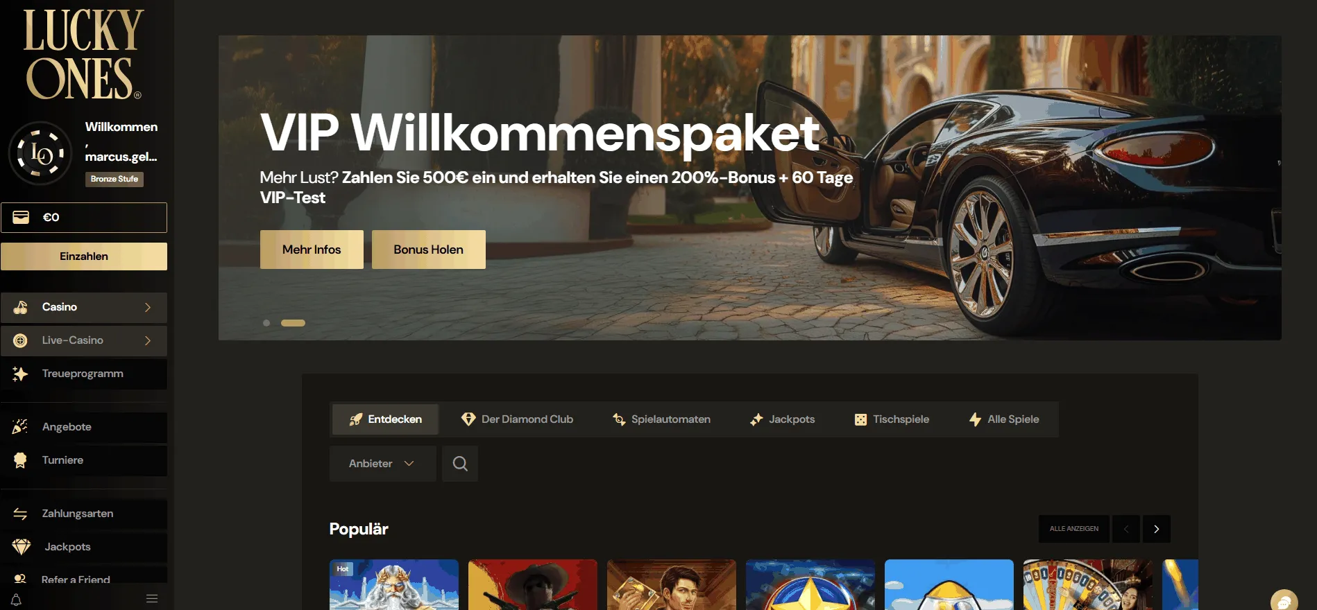 Lucky Ones Casino mit 15 Euro Einzahlung 15 euro Online Casino Lucky Ones