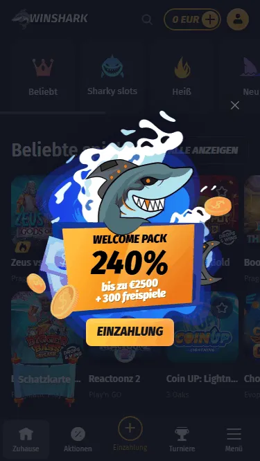 Mega Fortune Casino Welcome Bonus