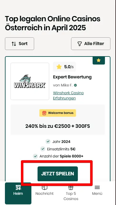 Wahlen die Megaways Casino