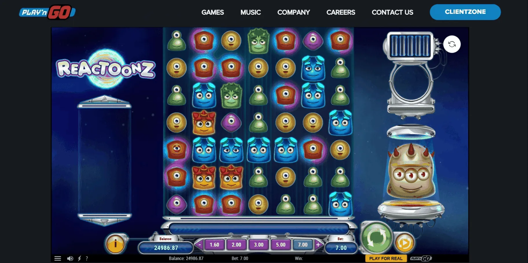 Symbolen von Reactoonz Spiele Symbolen im Reactoonz Slot