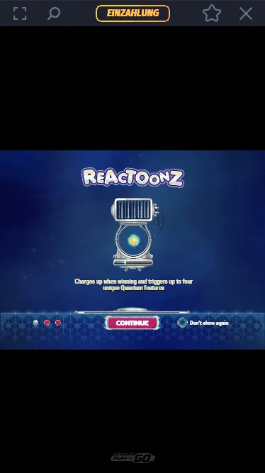 Spiele die Reactoonz Slot