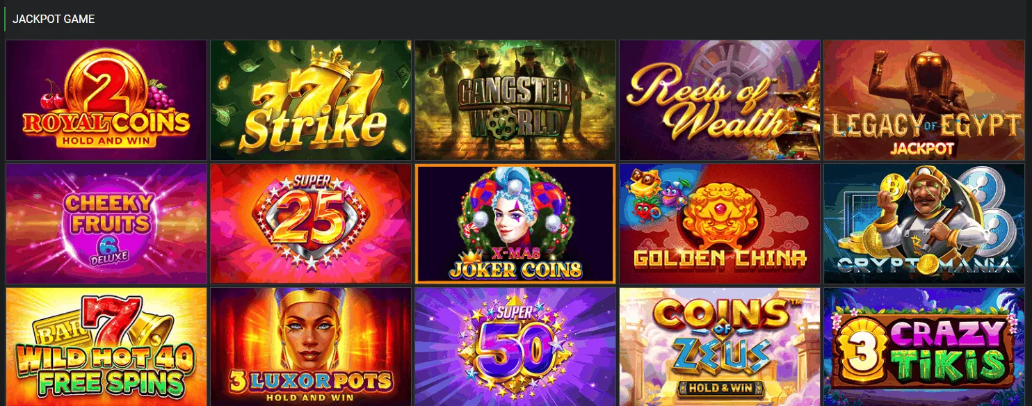 Jackpot Games im Betlabel Jackpot im Betlabel Casino