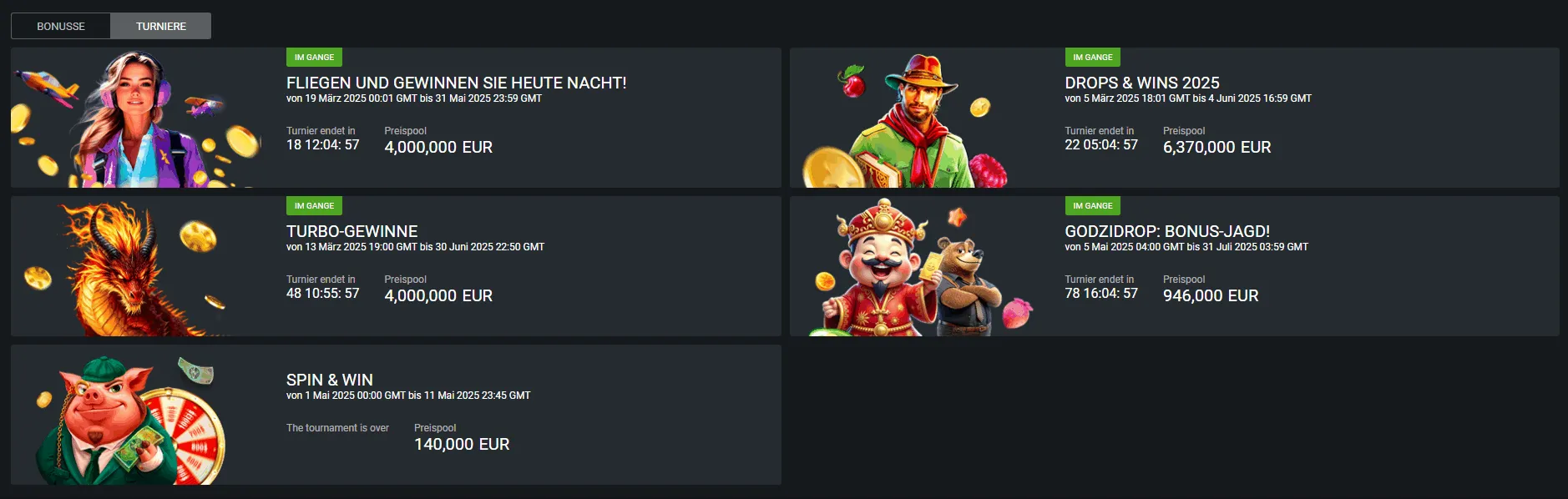 Betlabel Casino Turnier Turnier im Betlabel Casino