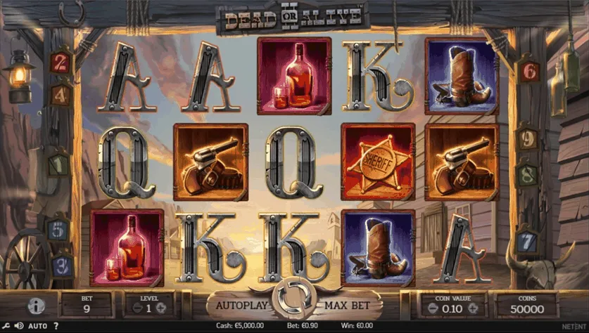 Dead or Alive 2 Spielautomat Netent Dead or Alive 2 Slot Netent