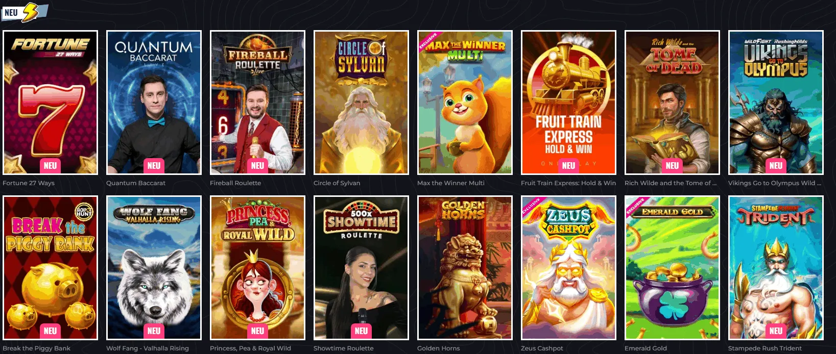 Lunubet Casino neue spielangebot Neue spiele im Lunubet