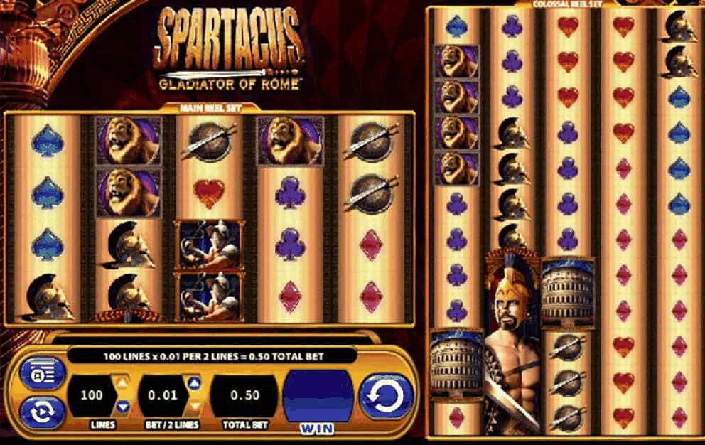 Spartacus Gladiator of Rome Spielautomat WMS Spartacus Gladiator of Rome Slot WMS