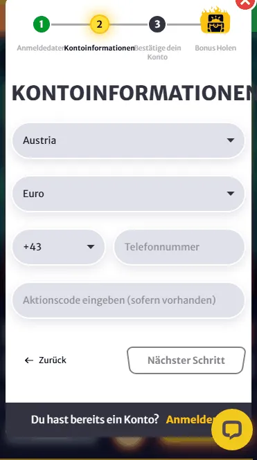 Slot Sugar Rush daten eingaben im Hell Spin