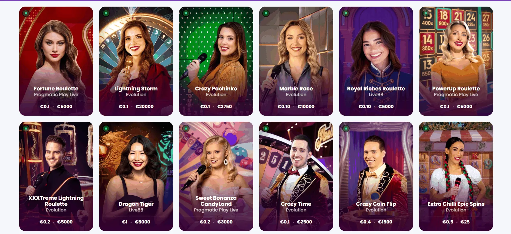 Winnerz Casino Live Spiele Live Casino im Winnerz