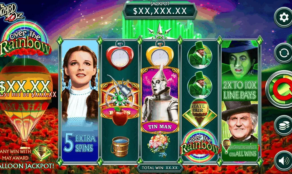Wizard of Oz Spielautomat WMS Wizard of Oz Slot WMS