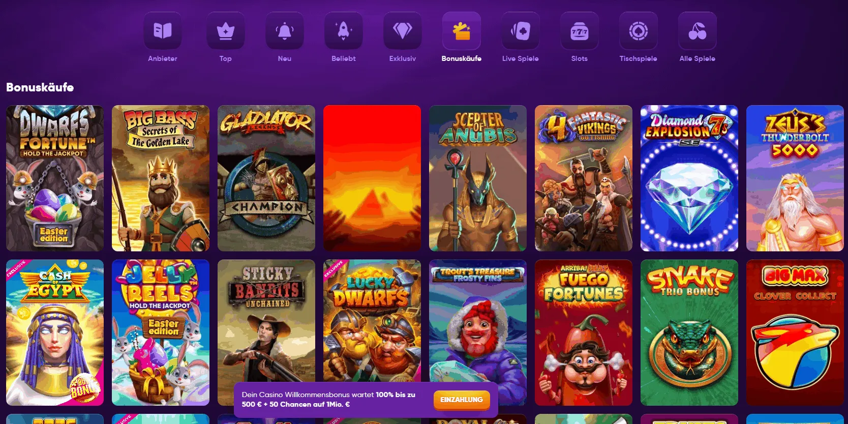 Kingmaker Casino bonuskaufe Slots Bonus Buy Slots im Kingmaker