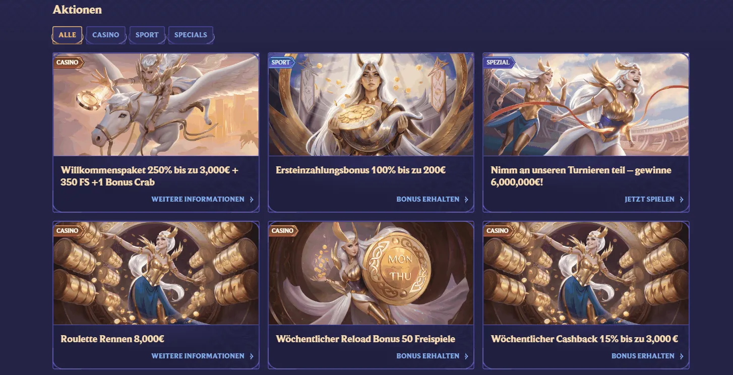 Bonusangebot bei Divaspin Boni im Divaspin Casino