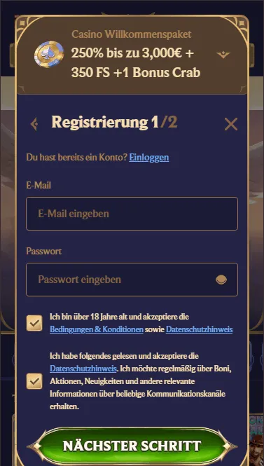 Divaspin Daten angeben