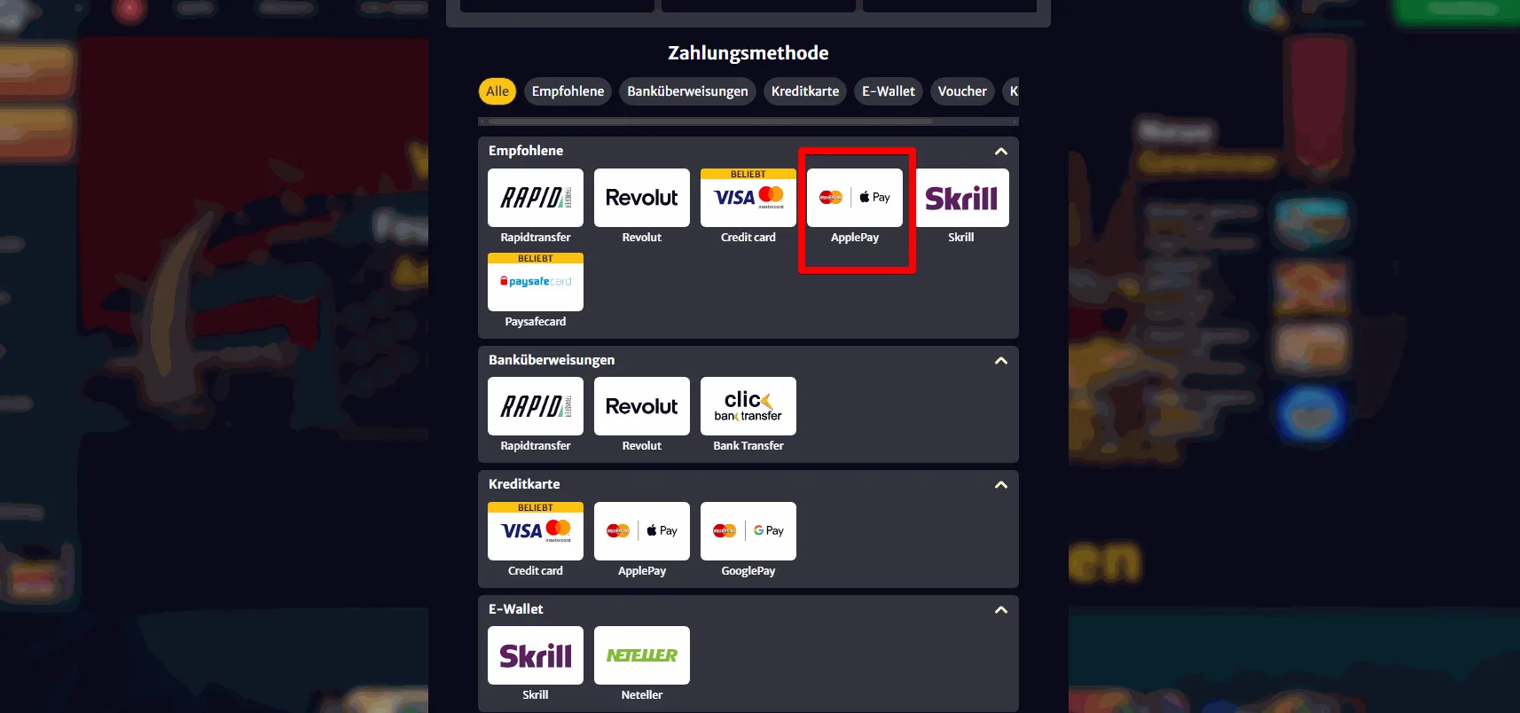 im Hell Spin Apple Pay einzahlung Apple Pay einzahlung im Hell Spin