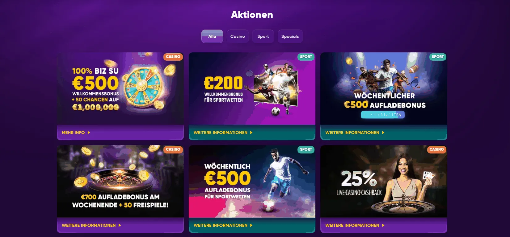 Bonusangebot bei Kingmaker Boni im Kingmaker Casino