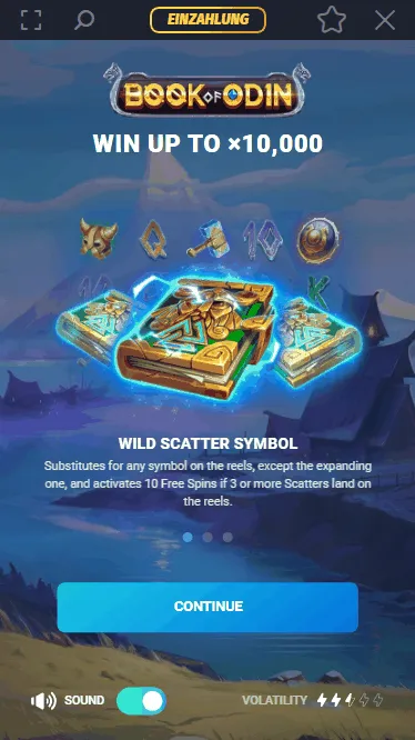 Im Winshark Book of Odin Automat spielen