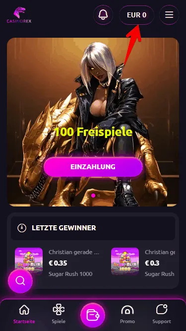 Casino Rex Kasse finden fur Neosurf Einzahlung